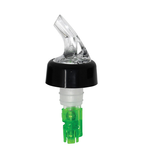 Omcan USA 80879 0.75 Oz. Clear Plastic Pourer with Collar (12 Per Pack)