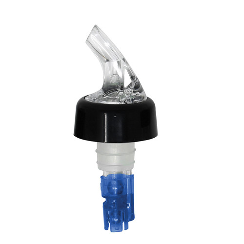 Omcan USA 80880 0.88 Oz. Clear Plastic Pourer with Collar (12 Per Pack)