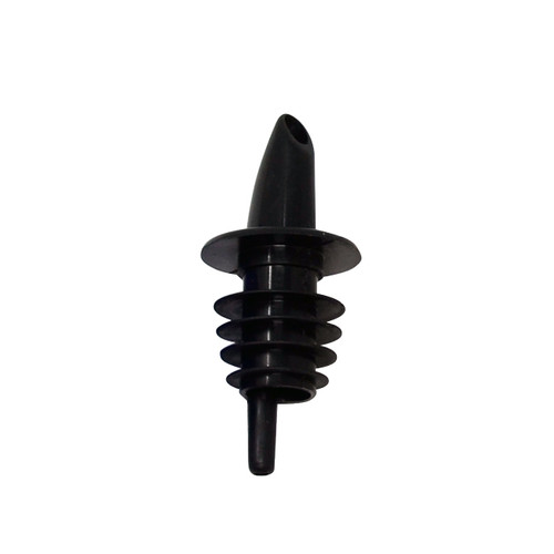 Omcan USA 80854 Free Flow Black Plastic Pourer (12 Per Pack)