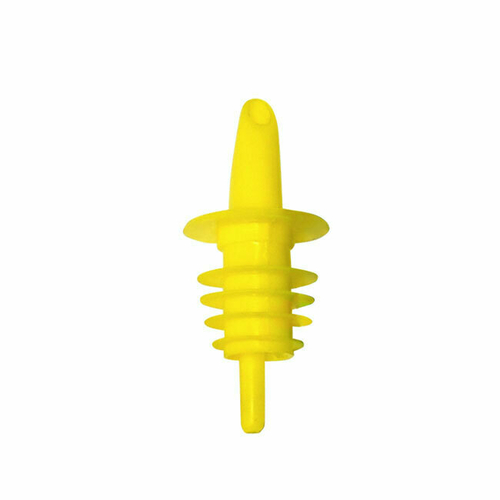 Omcan USA 80857 Free Flow Yellow Plastic Pourer (12 Per Pack)