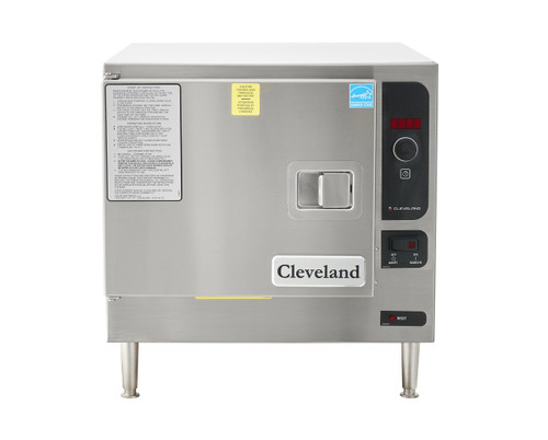 Cleveland 22CET3.1 21.63" W Stainless Steel Electric Boilerless Countertop SteamChef 3 Convection Steamer