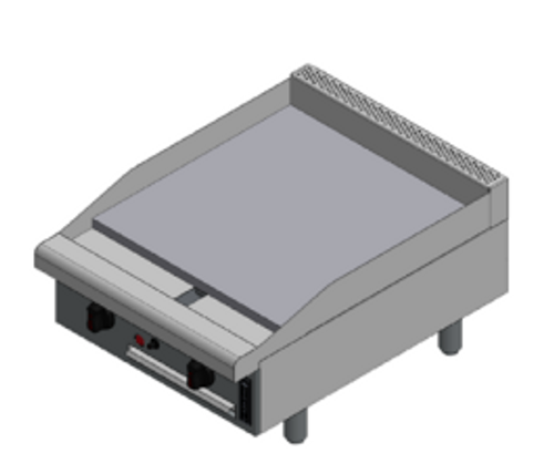 Venancio USA R72CT-72T-LP 72" W Stainless Steel Countertop Liquid Propane Griddle - 180,000 BTU