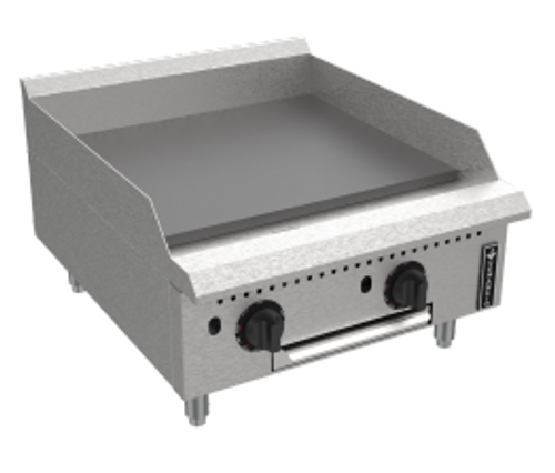 Venancio USA PGT60G-CT-LP 60" W Stainless Steel Liquid Propane Prime Griddle - 175,000 BTU