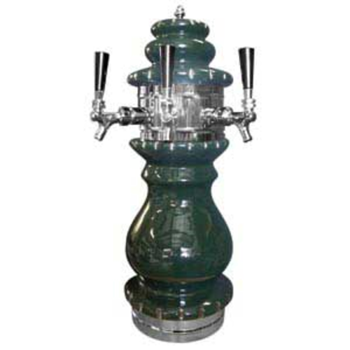 Micro Matic CT400-3 Ceramic 3 Brass-Body Faucets Braumeister Draft Beer Tower