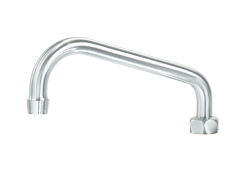 Krowne DX-421 8" Swing Spout Solid Chrome Plated Ultra-Polish Satin Finish Diamond Series