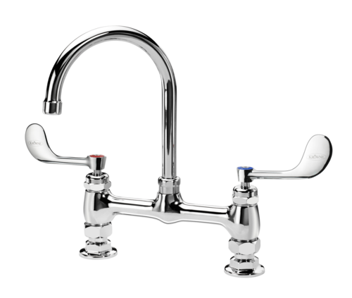 Krowne 15-801L-W-E4 Gooseneck 1.5 GPM Deck Mount Faucet
