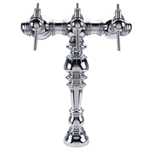 Micro Matic CELINE-3-W Chrome Finish 3 Tap Air-Cooled Celine Wine Font