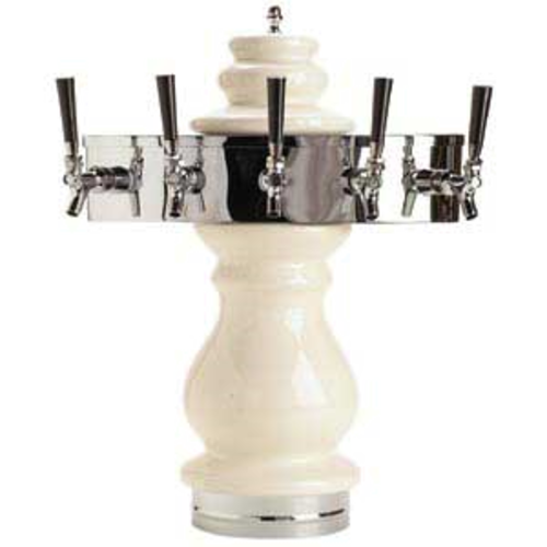 Micro Matic CT400E-5 Ceramic 5 Brass-Body Faucets Braumeister Draft Beer Tower
