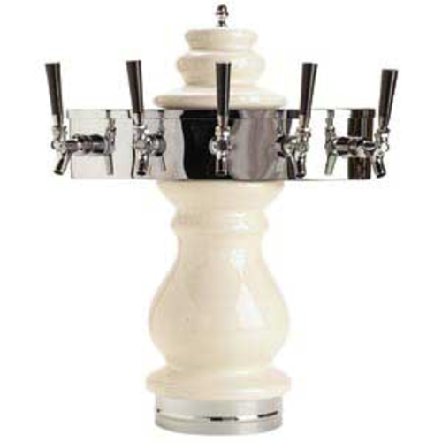 Micro Matic CT400E-5 Ceramic 5 Brass-Body Faucets Braumeister Draft Beer Tower