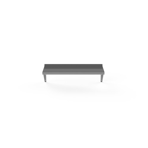 Atosa SWS1260/304 60" W Stainless Steel 18 Gauge 2 Brackets Wall Shelf