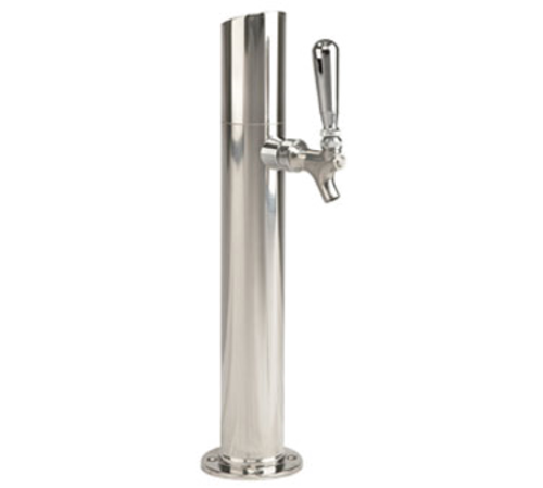 Micro Matic SKY-1PSSKR Stainless Steel 1 Column 1 Faucet Skyline Draft Beer Tower