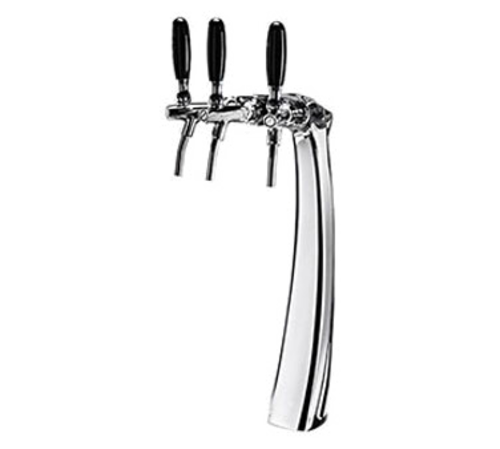 Micro Matic FALCO3-C Countertop Glycol Cooled with 3 Faucets Falco Draft Beer Tower
