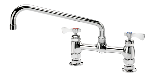Krowne 15-812L-W-E4 Standard Swing and Swivel 1.5 GPM Deck Mount Faucet
