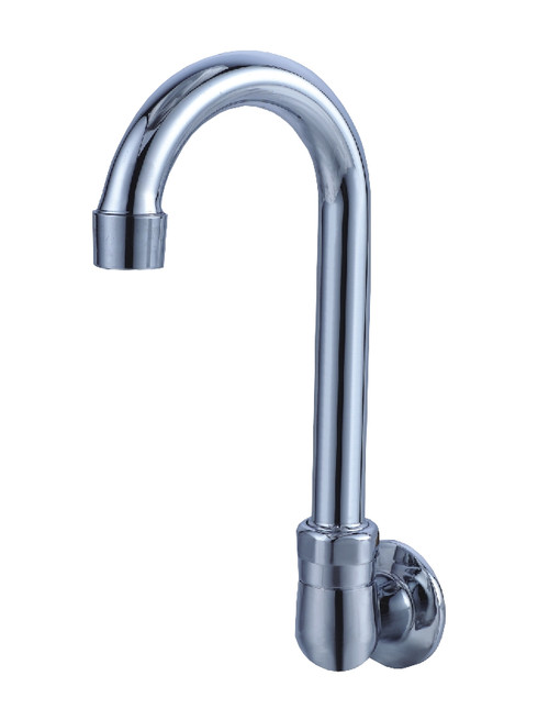Omcan USA 27174 8" Spout Single Hole Splash Mounted Faucet Fits Models 46319 and 46512