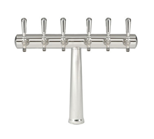 Micro Matic HAVANA6-C Countertop Glycol Cooled with 6 Faucets Havana Draft Beer Tower