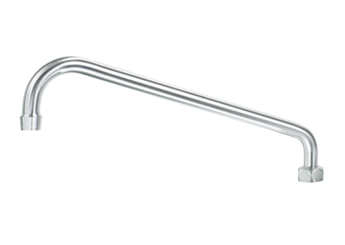 Krowne DX-424 14" Swing Spout Solid Chrome Plated Ultra-Polish Satin Finish Diamond Series