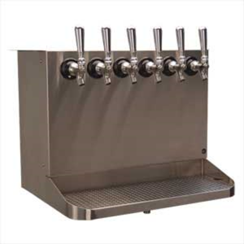 Micro Matic SB620-KR Stainless Steel 6 Taps Draft Beer Dispenser