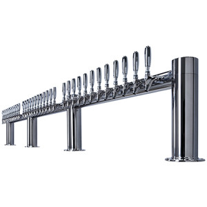 Micro Matic METRO-HH-36PSSKR 4" Column with 36 Stainless Steel Faucets Metropolis "HH" Draft Beer Tower