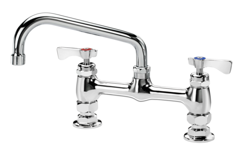 Krowne 15-808L-W-E4 Standard Swing and Swivel 1.5 GPM Deck Mount Faucet