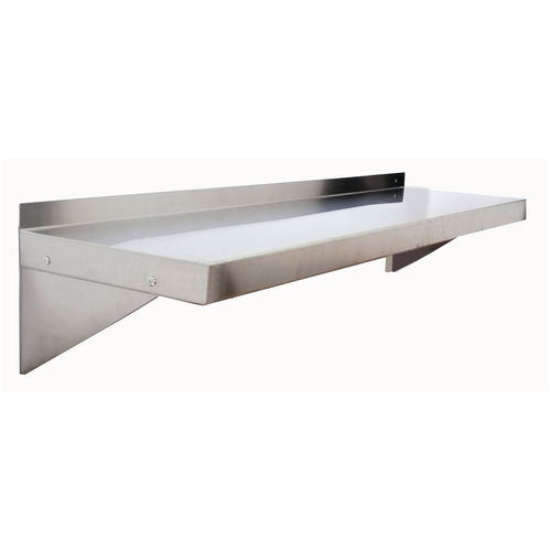 Atosa SSWS-1248 48" W x 12" D Stainless Steel Wall-Mounted MixRite Shelf