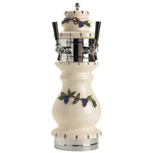 Micro Matic CT400-2 Ceramic 2 Brass-Body Faucets Braumeister Draft Beer Tower