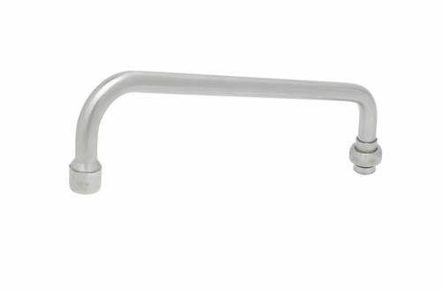 T&S Brass S062X Stainless Steel 12" Swing Nozzle EverSteel Faucet
