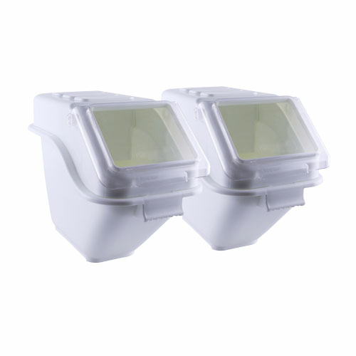 Omcan USA 80988 23.85 L. White Shelf Ingredient Bin