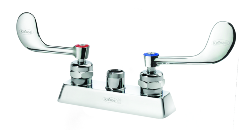 Krowne 15-3XXL-W 4" Center Royal Series Deck Mount Faucet