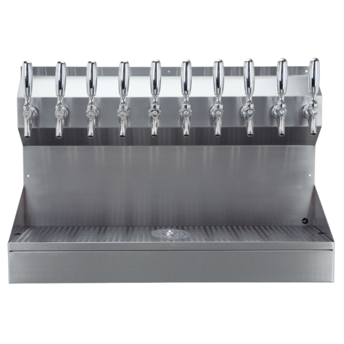 Micro Matic KRONOS-10SSKRGR Wall Mounted Glycol Cooled with 10 Faucets Kronos Draft Tower