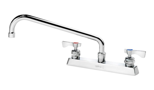 Krowne 15-512L-W-E4 Standard Swing and Swivel 1.5 GPM Deck Mount Faucet