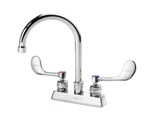 Krowne 15-301L-W-E4 Gooseneck 1.5 GPM Deck Mount Faucet