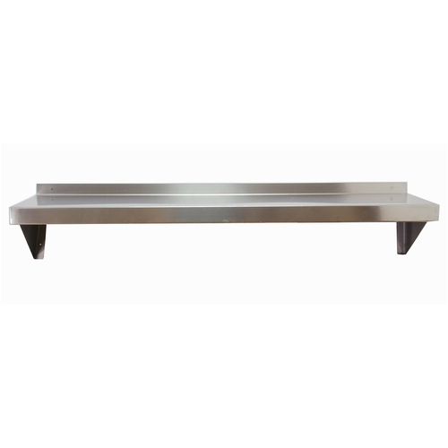 Atosa SSWS-1284 84" W x 12" D Stainless Steel Wall-Mounted MixRite Shelf