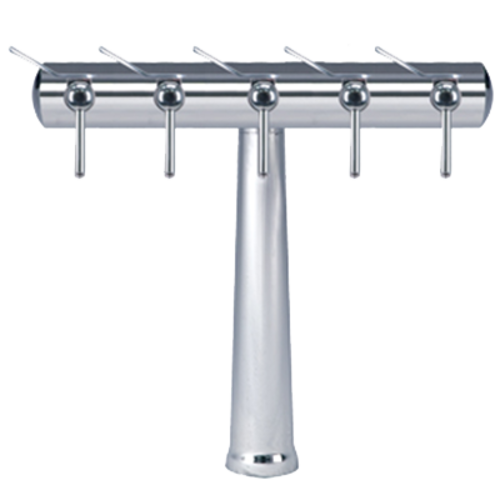 Micro Matic HAVANA5-C-W Chrome Finish 5 Tap Air-Cooled Havana Wine Font