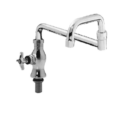 Component Hardware KL33-9020-SE2 20" Stainless Steel Deck Mount Double Joint Spout Encore Faucet