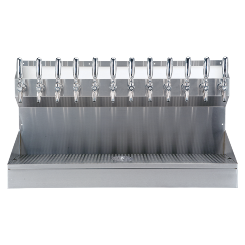 Micro Matic KRONOS-12SSKRGR Wall Mounted Glycol Cooled with 12 Faucets Kronos Draft Tower
