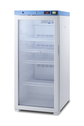 Summit ACR1012GNSF456 9.88 Cu. Ft. White Upright Healthcare Refrigerator - 115 Volts