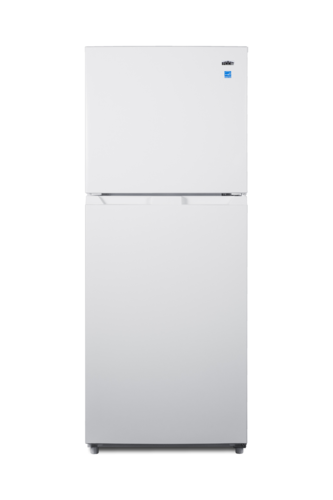 Summit FF1088W 10.1 Cu.Ft. White Top Mount Refrigerator-Freezer - 115 Volts