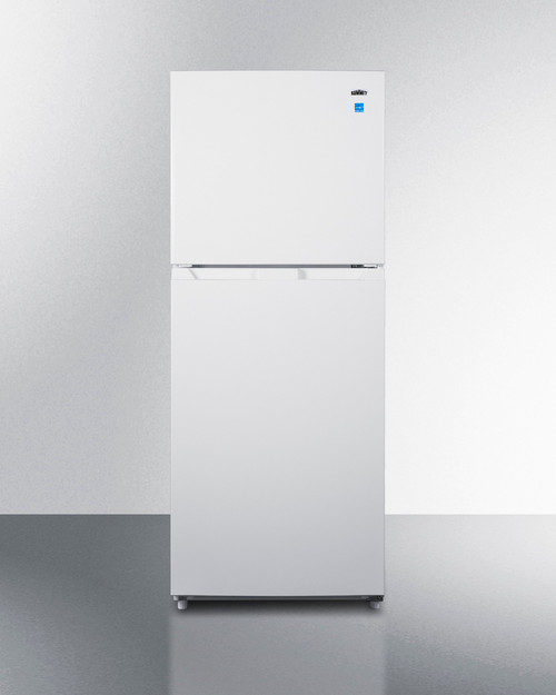 Summit FF1088W 10.1 Cu.Ft. White Top Mount Refrigerator-Freezer - 115 Volts
