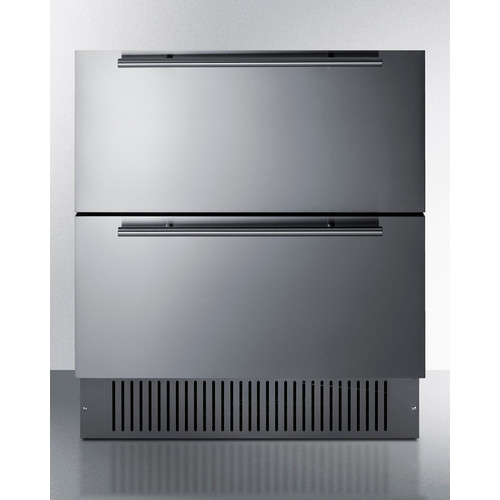 Summit SPR3032D 5.42 Cu. Ft. White Stainless Steel Solid All-Refrigerator - 115 Volts
