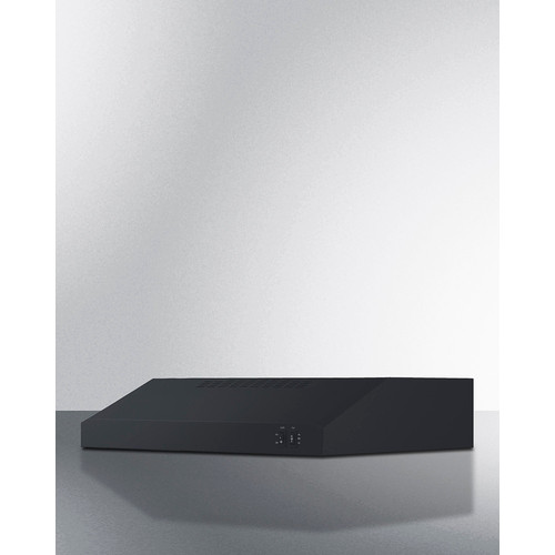Summit HC24BB 23.88" W Black Residential Under Cabinet Range Hood - 115 Volts