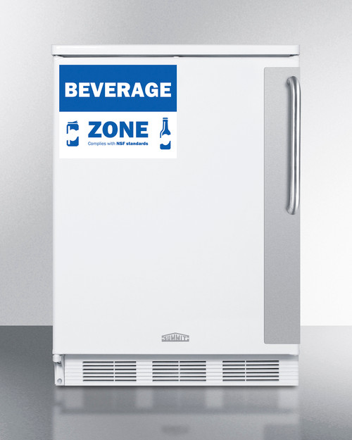 Summit FF6W7BZLHD 5.5 Cu.Ft White All-Refrigerator - 115 Volts