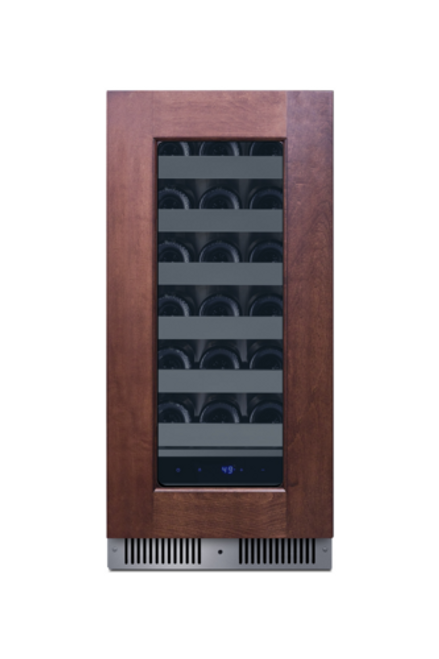 Summit SDHW1532PNR 1.8 Cu. Ft. Black Freestanding Undercounter Wine Cellar - 115 Volts