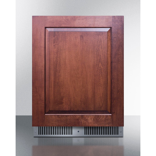 Summit SDHR2444PNR 3.3 Cu. Ft. Stainless Steel Solid Door Undercounter All-Refrigerator - 115 Volts