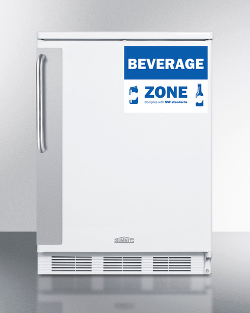 Summit FF6W7BZ 5.5 Cu.Ft White All-Refrigerator - 115 Volts