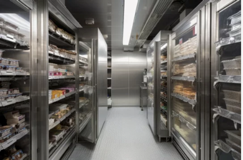 Dade Engineering FI-8107.7-R 92.4" H x 96" W Remote Indoor Walk-In Freezer with Floor - 208/230 Volts