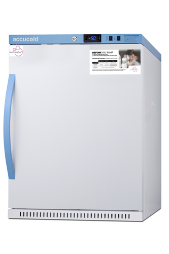 Summit AFZ5PVBIADAMC 3.88 Cu. Ft. White Breast Milk Freezer - 115 Volts