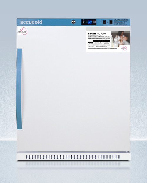 Summit AFZ5PVBIADAMC 3.88 Cu. Ft. White Breast Milk Freezer - 115 Volts