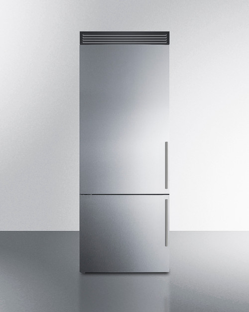 Summit FFBF279SSXH72LHD 14.6 Cu.Ft. Full Size Bottom Freezer Refrigerator - 115 Volts