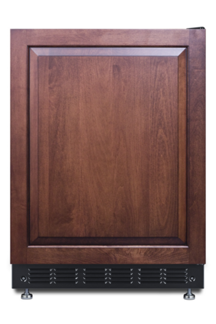 Summit CT66BK2SSRSIF 4.9 Cu.Ft Black Refrigerator-Freezer - 115 Volts