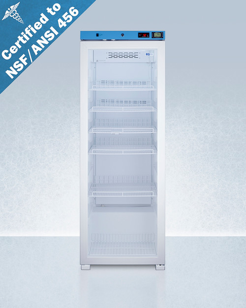 Summit ACR1322GNSF456 12.71 Cu. Ft. White Upright Healthcare Refrigerator - 115 Volts